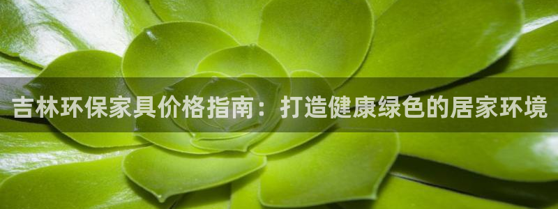 杏耀代理注册开户：吉林环保家具价格指南：打造健康绿色的居家环